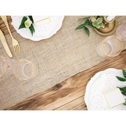 Chemin de table | Toile de jute | Grossiste fleuriste