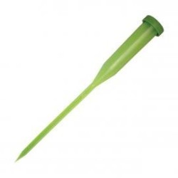 Pipette sur Pic Plastique Vert x100pièces 18cm