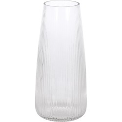 Vase en Verre Strié | Vase Déco | Grossiste Fleuriste