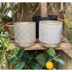 Cache Pot Or Chic | Grossiste Fleuriste | Artiflor