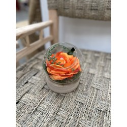 Composition Florale Orange | Grossiste Fleuriste | Fleurs Artificielles