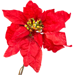 Poinsettia Rouge | Grossiste Fleuristes | Fleurs Artificielles