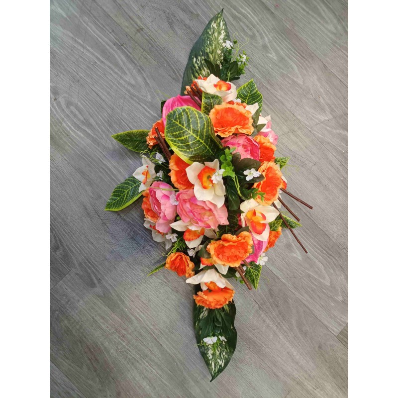 Composition florale gerbe | Grossiste fleuriste | Fait main en France