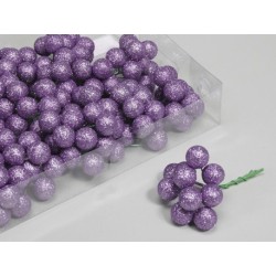 PETITE BOULE BRILLANTE SUR PIC x180pcs_VIOLET_20 mm_243106