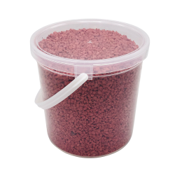 Gravier rouge carmin  2-5mm Seau de 3kg