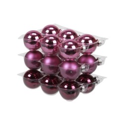 Boules de Noël  40 mm Set de 18 pcs