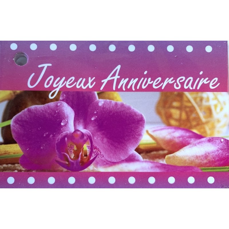 Carte Joyeux Anniversaire Sachetx15pcs 9019