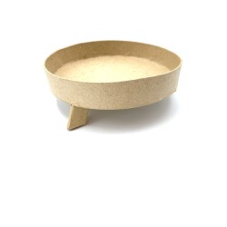 Plateau kraft 3 pieds ø12 cm H4 cm