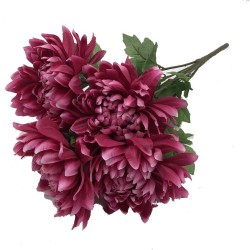 Piquet Dahlia Rose Fuchsia Maeva 53cm