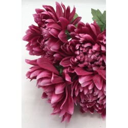 Piquet Dahlia Rose Fuchsia Maeva 53cm