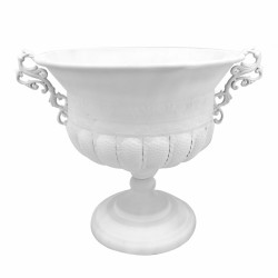 COUPE ANTIQUE GRAND MODELE BLANC DIAM 52/63cm H50cm - AR055303W