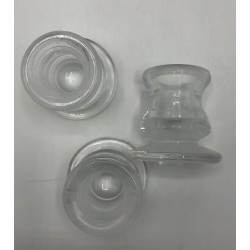 Bougeoir en Verre 3 Pièces Ø 5,5cm x H 6cm