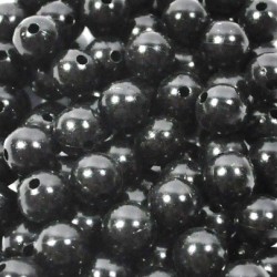 Perles 10mm x 115 Pièces Noir