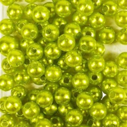 Perles Vert Anis 8mm x 144 Pièces