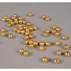 Perles Or 14mm x 72 Pièces