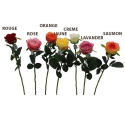 Rose Saumon | Fleurs Artificielles | Grossiste Fleuristes