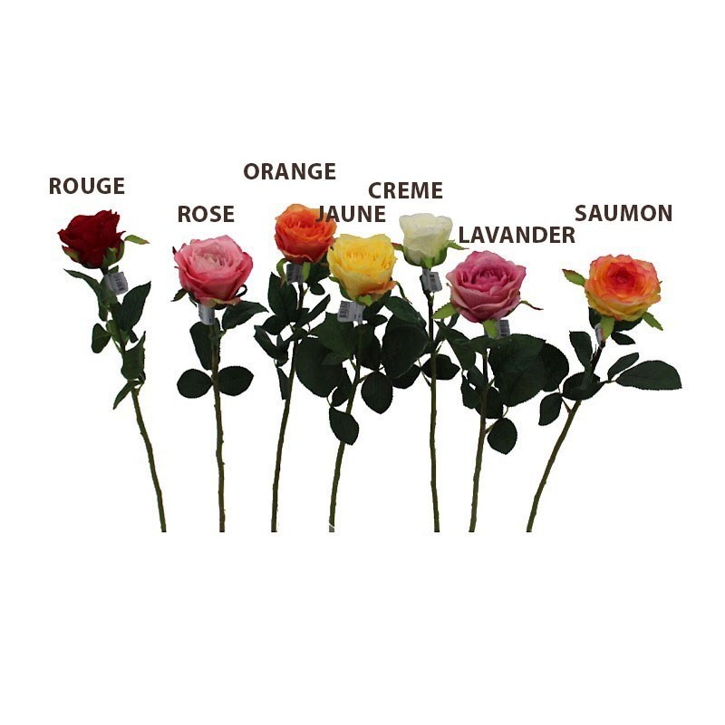 Rose Saumon | Fleurs Artificielles | Grossiste Fleuristes